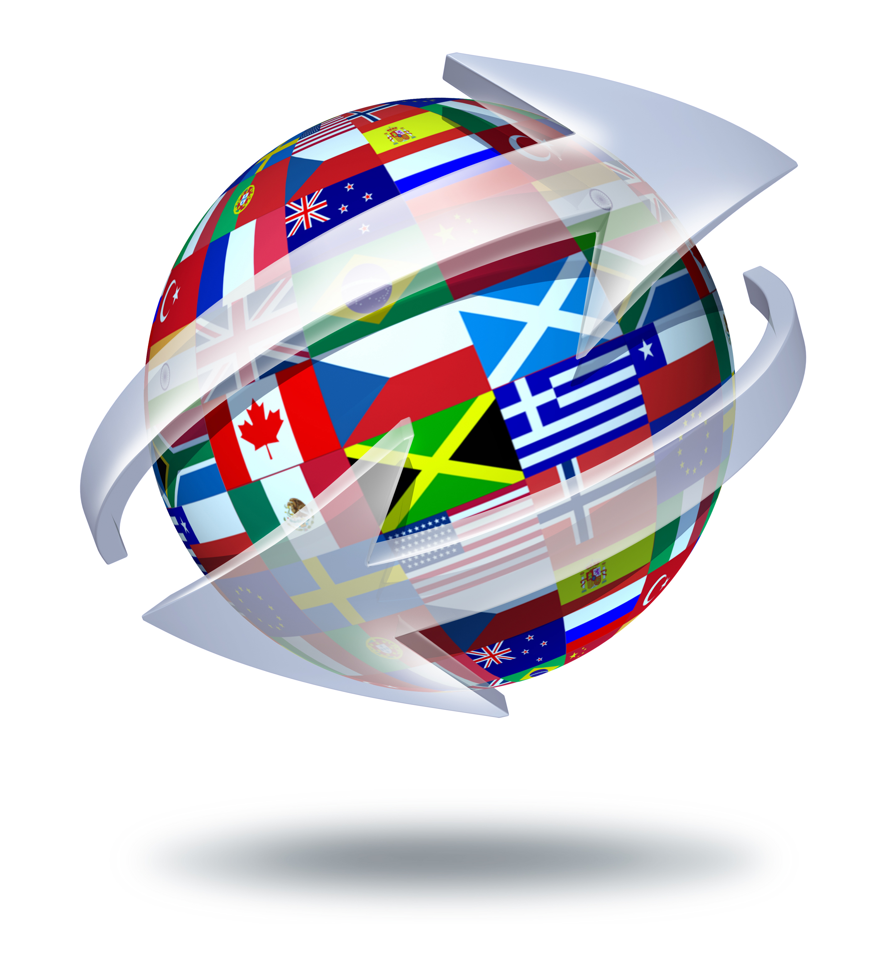Sphere of flags Sphere of flags