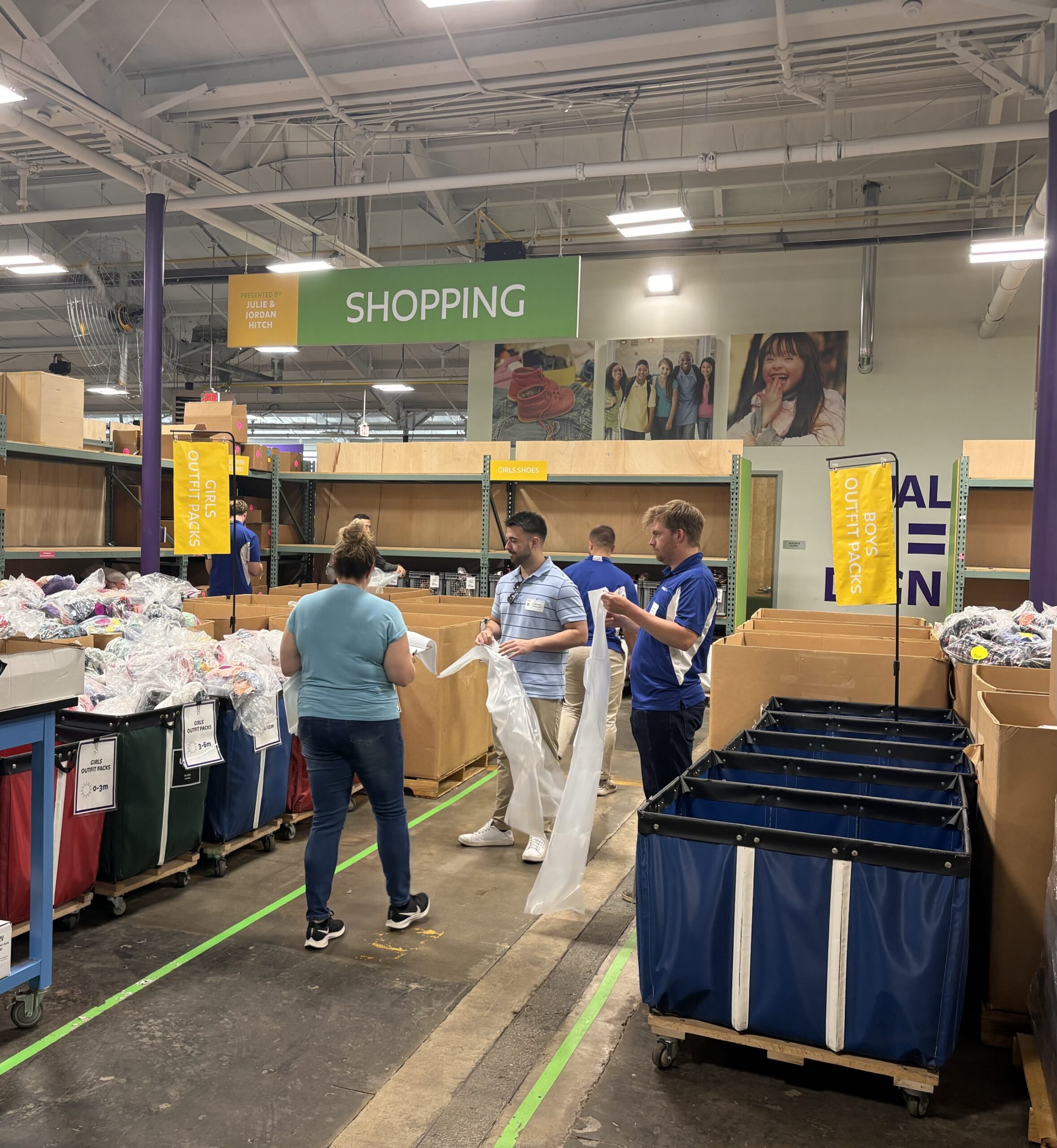 Newburg CPA - Images of our team volunteering at Cradles to Crayons