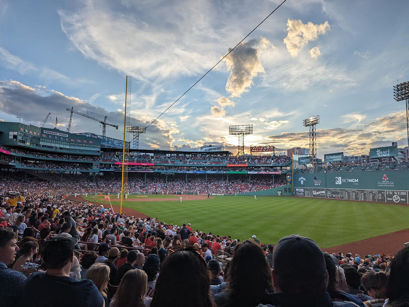 newburg-Field Employee outing at Fenway park.